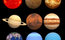 九大行星排列顺序(行星九大排列顺序表)